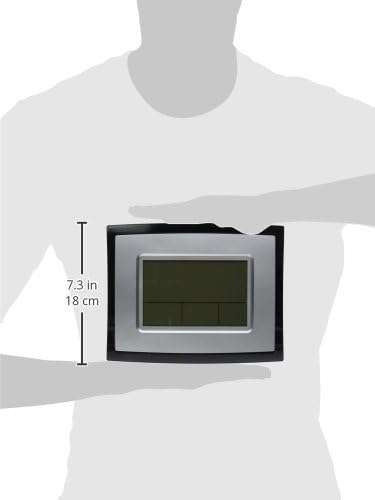 La Crosse Technology Wall/Table Clock, 6.85-inch H x 8.66-inch W x 0.95-inch D - Image 3