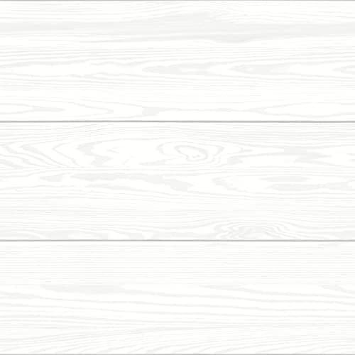 RoomMates White 3D Textured Shiplap Peel and Stick Wallpaper by RoomMates