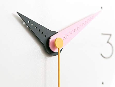 Stephanie Imports Modern Minimalist Pink & Black Wall Clock - Image 3