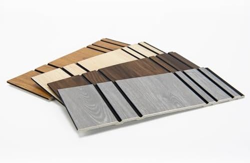 Art3d 11.8 x 4 Inch Wood Grain Wainscoting Wall Panel, Earth Sample - Image 5