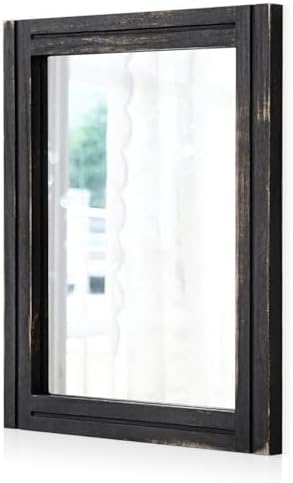 AAZZKANG Wall Mounted Mirror Small Rectangular Retro Mirrors by AAZZKANG