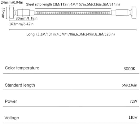 Modern Minimalist LED Linear Wall Light - Image 2