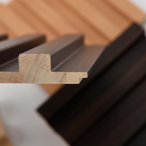 Art3d 6 x 5.7 Inch Slat Solid Wood Slat Wall Panels, Sample Pack - Image 6