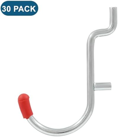 30Pcs Metal Pegboard J Hooks - Image 3