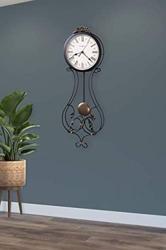Howard Miller Paulina Wall Clock – Wrought Iron Frame, Roman Numeral Dial - Image 2