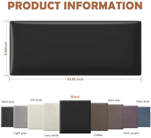 IFNOW Wall Mounted Headboard, Peel and Stick Panels - Image 2