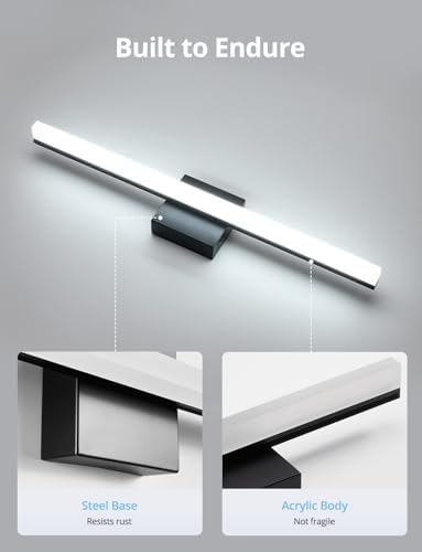 Combuh 24 Inch Black Vanity Lights - Image 5