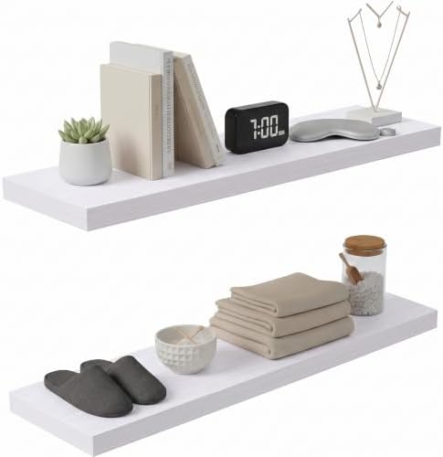 Lufia Floating Wall Shelves, MDF by Lufia