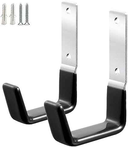 GeeWatom Heavy Duty Steel Garage Hooks, Garage Storage Utility Hooks, Anti-Slip by GeeWatom