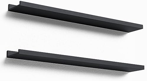 Boswillon Floating Shelves Set of 2, Long Wall Shelf by Boswillon