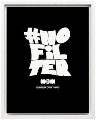 InkFlow Posters No Filter Canvas Poster by InkFlowPosters