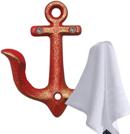 Notakia Decorative Wall Mounted Antique Shabby Chic Metal Home Bathroom Towel - Image 5