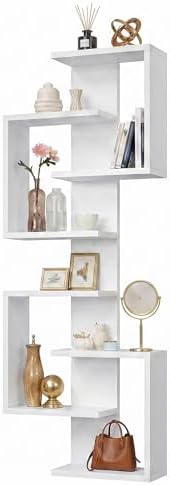 REIBII 8 Tier Floating Shelves, DIY Wall Mounted Shelves, Lack Shelf by REIBII