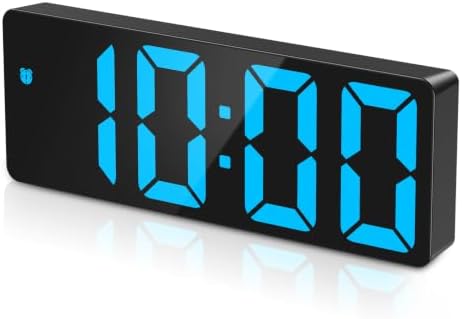 AMIR Digital Alarm Clock, 6.3" Large LED Display Bedside Clock by AMIR
