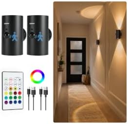EZVALO Motion Sensor Wall Light, Rechargeable Wireless LED Sconce by EZVALO