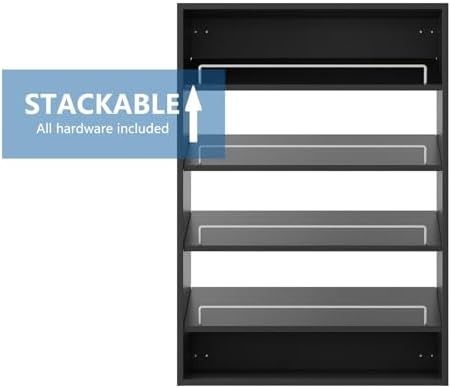 Shoe Shelf Short Tower Closet Unit, Modular Closet System, Wood Closet System - Image 4