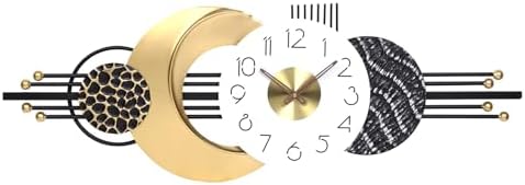 38x14 Inch Modern Silent Wall Clock, Sleek Statement Decor - Image 7