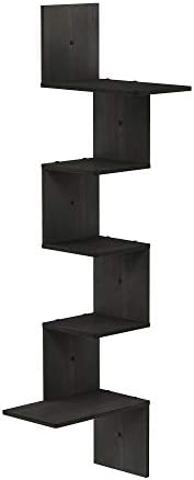 Furinno Rossi 5-Tier Corner Floating Shelves - Image 4