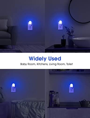 L LOHAS LED Blue Night Light, Night Lights Plug into Wall, 0.6W LED - Image 7
