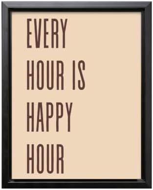 InkFlow Posters Every Hour Happy Hour Canvas Poster by InkFlowPosters