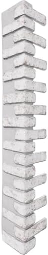 Outside Corner for EverStone Faux Classic Aged Brick Siding Panels, 8 1/2"W x by EkenaMillwork