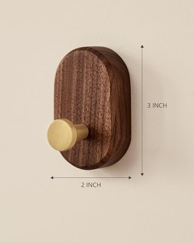 Wood Coat Hooks Wall Mount - Image 6