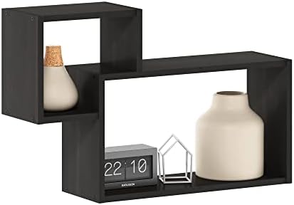Furinno Rossi Interweave Wall Mount Floating Decorative Shelf by Furinno-FitsYourSpaceFitsYourBudget