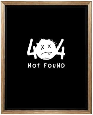 InkFlow Posters Not Found Canvas Poster by InkFlowPosters