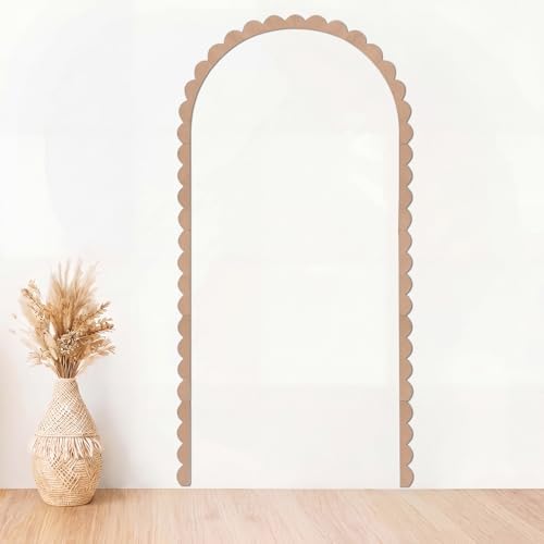 Novabright Unfinished Wood Arch Trim, 72 x 36 Inch - Image 2