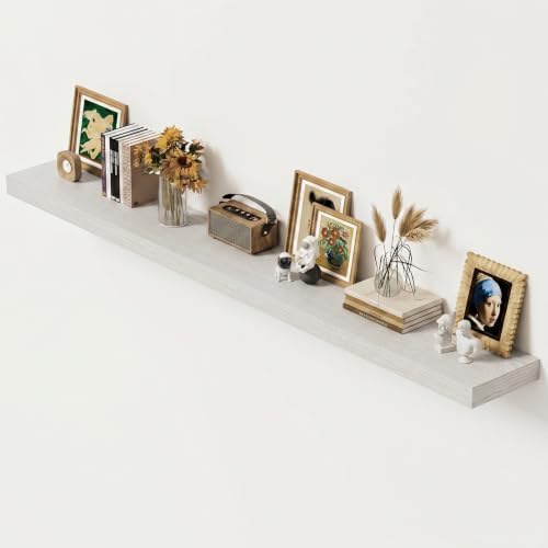 Vivelove Deep Floating Shelves 72x12” Set of 1 by VIVELOVE