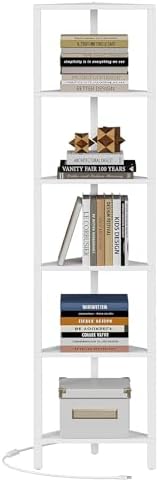 TUTOTAK 6-Tier Corner Bookshelf - Image 7