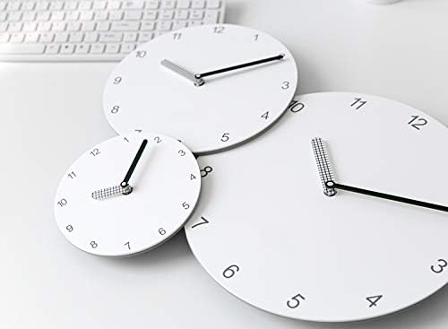 Stephanie Imports Modern Minimalist White & Black Wall Clock - Image 5