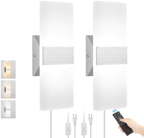 GOODATE Plug in Wall Sconces by GOODATE