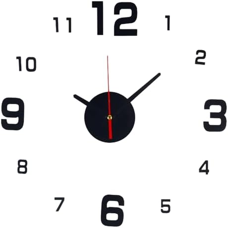 DIY Wall Clock, Battery Operated, 3D Quartz Frameless Clocks by OceeK