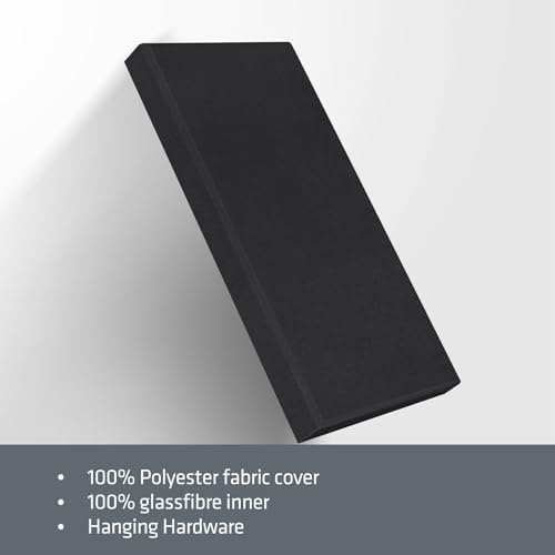 4 Pack Acoustic Panels 23.6"x11.8" Soundproof Fiberglass Panel - Image 7