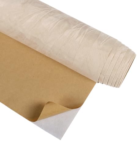 CRE8TIVE Beige Crinkle Crushed Velvet Drawer Liner 12"x80" Self Adhesive Velvet by CRE8TIVE