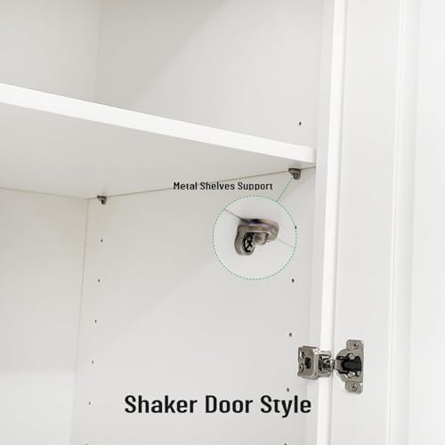9" W x 42" H White Shaker Single-Door Kitchen Wall Cabinet - Image 5