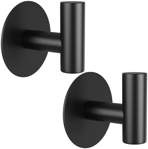 Self-Adhesive Coat Hooks, Stainless Steel Heavy Duty Wall Hooks, Towel Hooks by VINHOLD