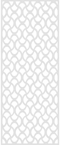 33 3/8"W x 84 3/8"H x 3/8"T Resort Decorative Fretwork Wall Panels in - Image 2