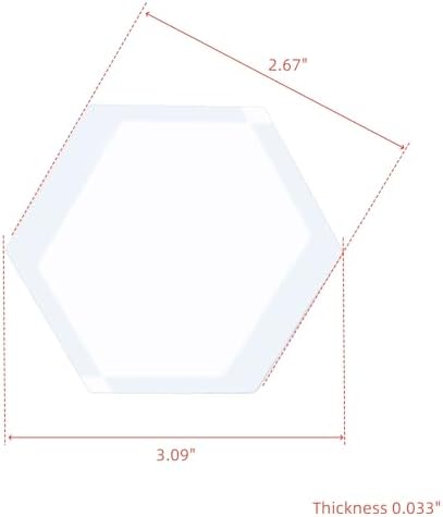 Acrylic Mirror Wall Stickers, 3 Inch - Image 2