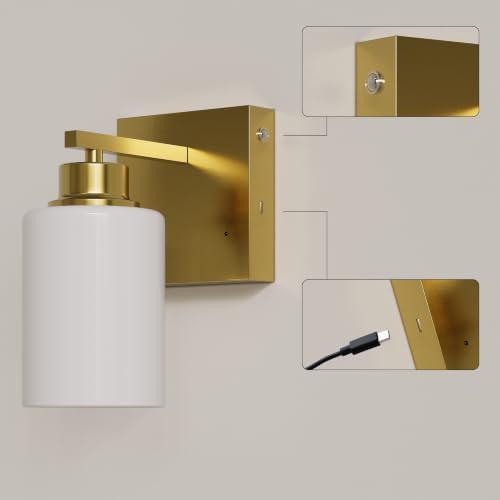 Wireless Battery Operated Wall Sconce Set of Two - Image 6