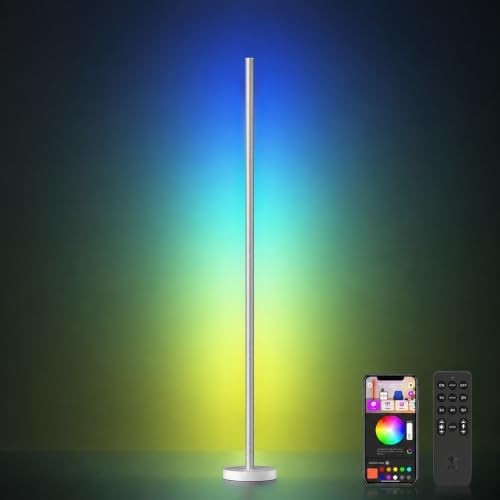 OIYN Smart RGBICW LED Corner Floor Lamp by ShineYourWolrd