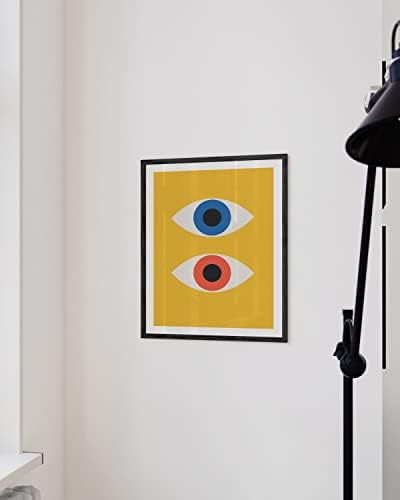 HAUS AND HUES Abstract Wall Art – Retro Geometric Prints, Bauhaus Style Evil - Image 5