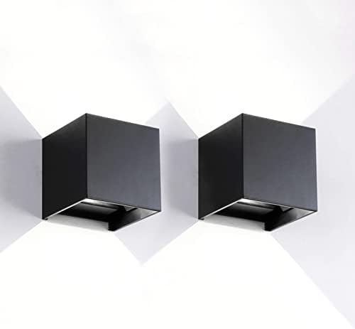 Mille Lucciole 2 Pack LED Outdoor Wall Lights Exterior/Interior, Up and Down by MilleLucciole