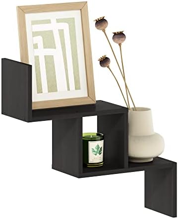 Furinno Rossi Wall Mount Floating Ladder Shelf - Image 4