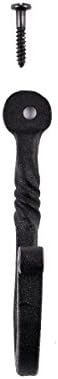 Renovators Supply Manufacturing RSF Single Coat Hook, Wrought Iron Black Powder - Image 4