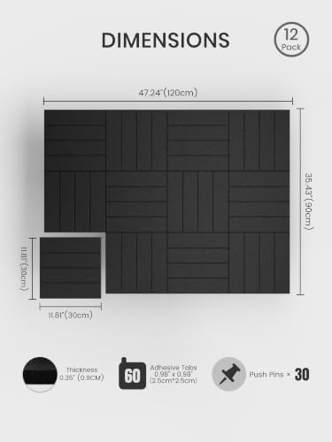 Bumusty 48" x 36" Large Cork Board Alternative - Image 2