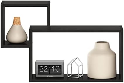 Furinno Rossi Interweave Wall Mount Floating Decorative Shelf - Image 4