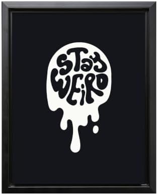 InkFlow Posters Stay Weird Canvas Poster by InkFlowPosters