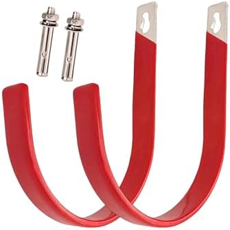 2Pcs Heavy-Duty wall Flat Iron Hooks by Unknown